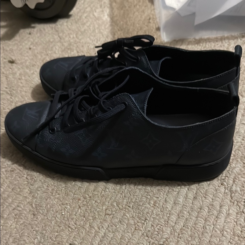 Louis Vuitton Match Up Monogram Black/Blue low trainers - Picture 2 of 7